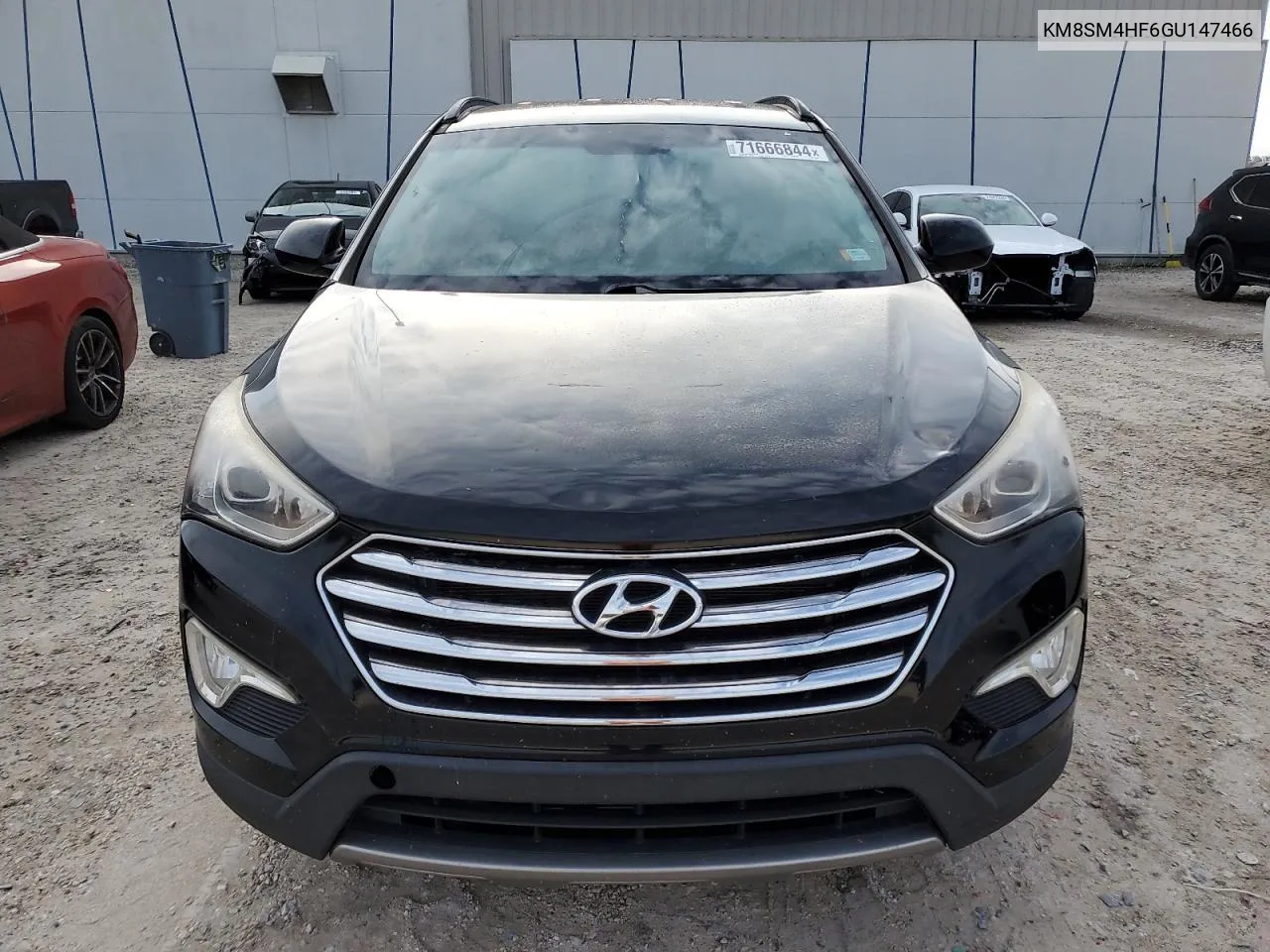 2016 Hyundai Santa Fe Se VIN: KM8SM4HF6GU147466 Lot: 71666844