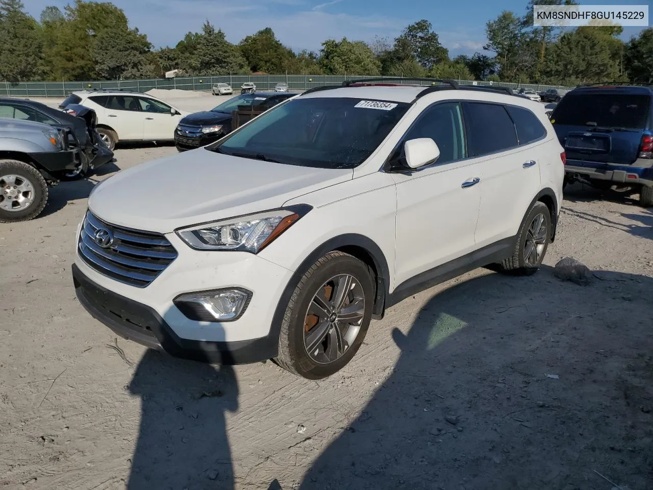 KM8SNDHF8GU145229 2016 Hyundai Santa Fe Se