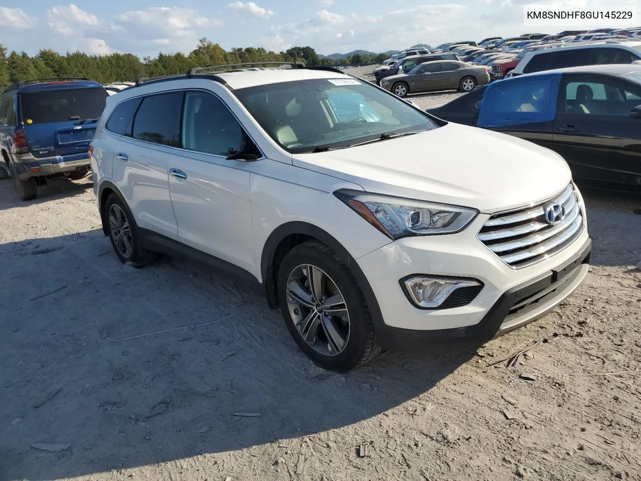 2016 Hyundai Santa Fe Se VIN: KM8SNDHF8GU145229 Lot: 71736354