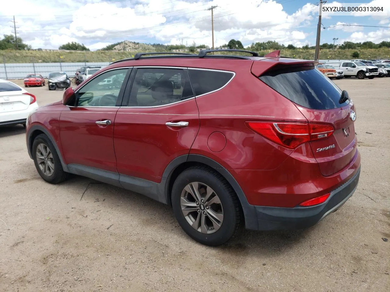 2016 Hyundai Santa Fe Sport VIN: 5XYZU3LB0GG313094 Lot: 71809734