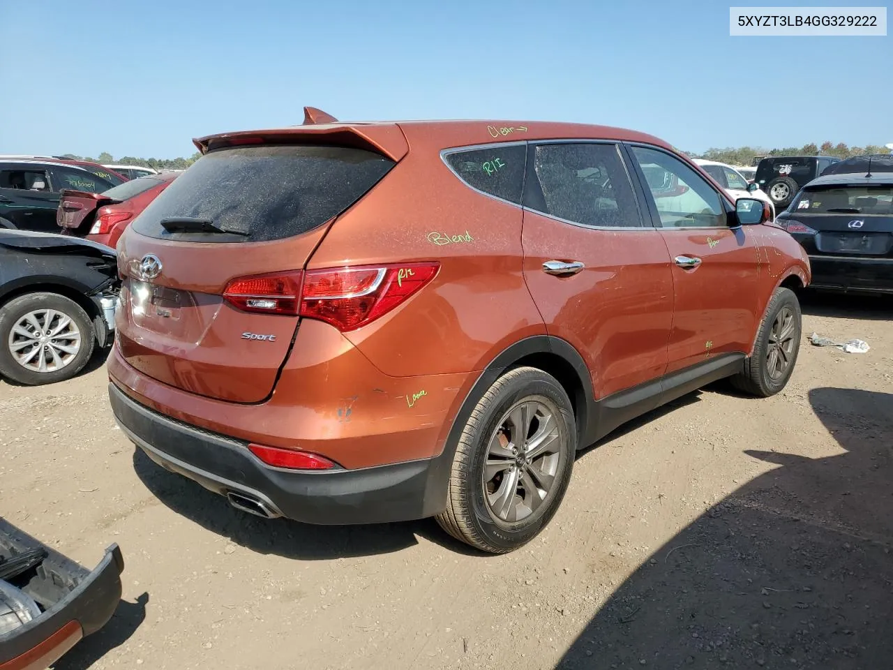 5XYZT3LB4GG329222 2016 Hyundai Santa Fe Sport