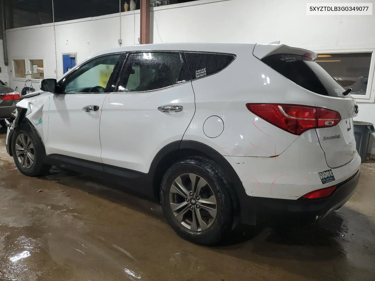 2016 Hyundai Santa Fe Sport VIN: 5XYZTDLB3GG349077 Lot: 71982054