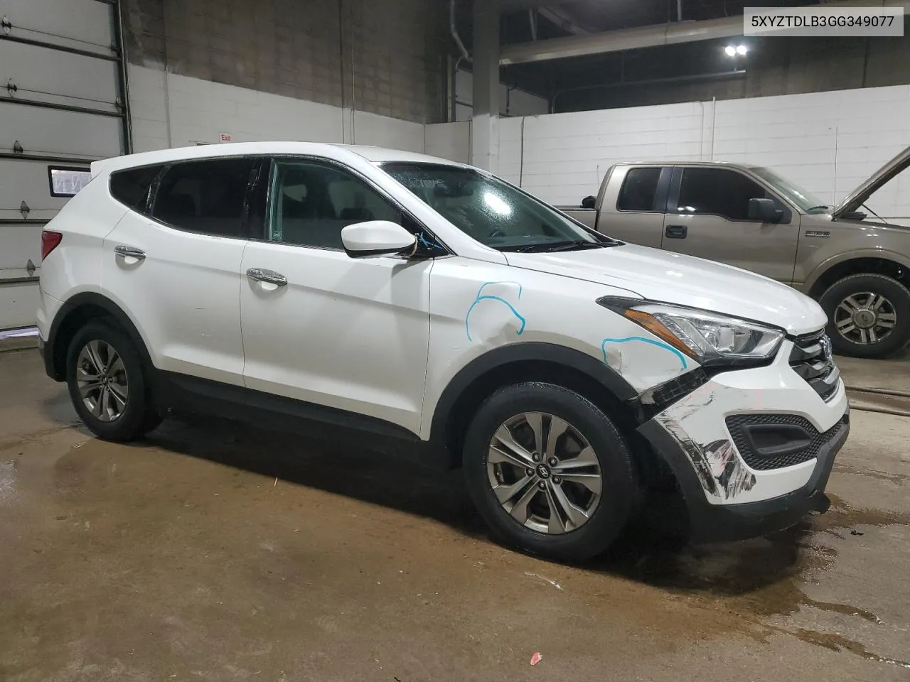 2016 Hyundai Santa Fe Sport VIN: 5XYZTDLB3GG349077 Lot: 71982054