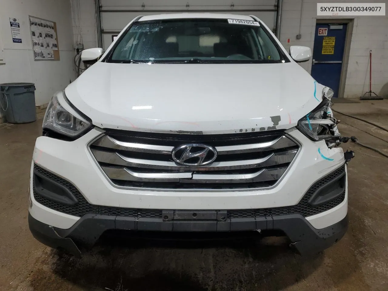 2016 Hyundai Santa Fe Sport VIN: 5XYZTDLB3GG349077 Lot: 71982054