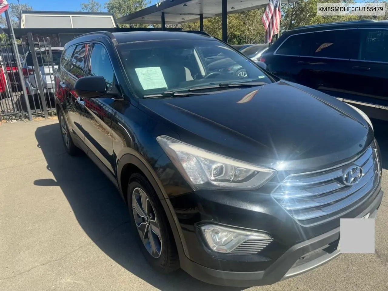 KM8SMDHF0GU155479 2016 Hyundai Santa Fe Se