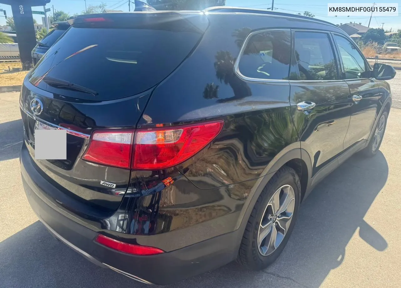 KM8SMDHF0GU155479 2016 Hyundai Santa Fe Se