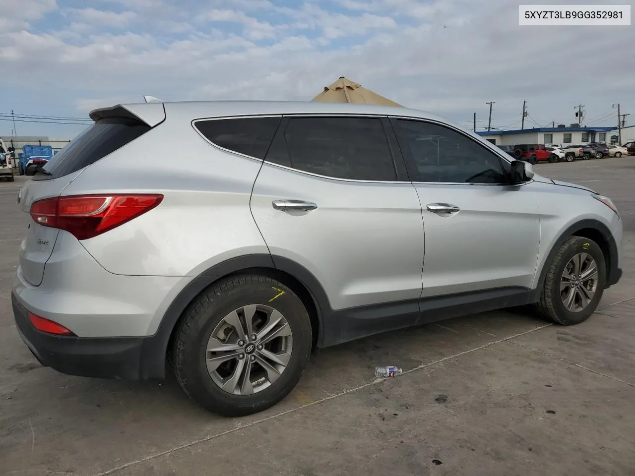 2016 Hyundai Santa Fe Sport VIN: 5XYZT3LB9GG352981 Lot: 72165364