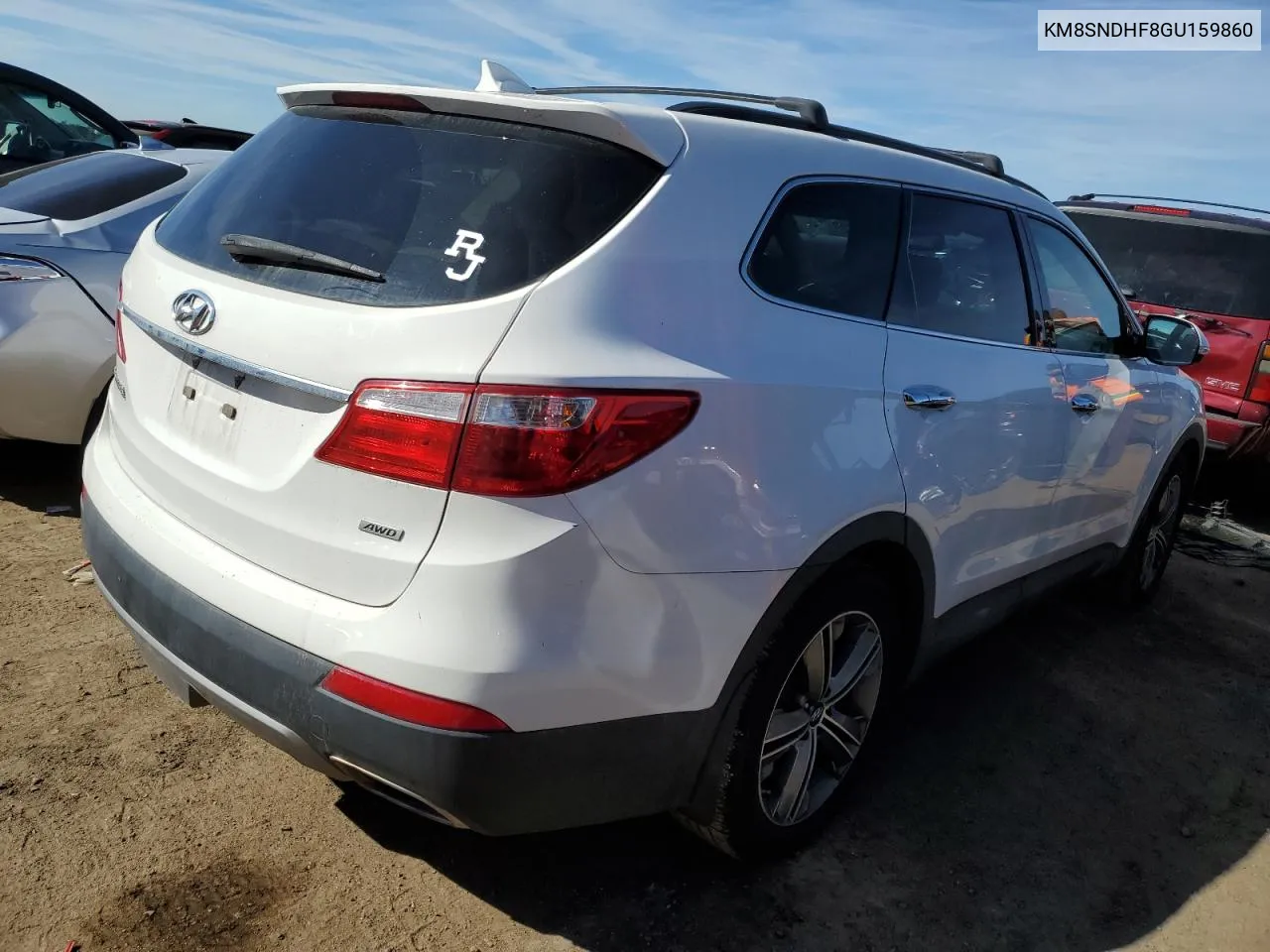 2016 Hyundai Santa Fe Se VIN: KM8SNDHF8GU159860 Lot: 72277604