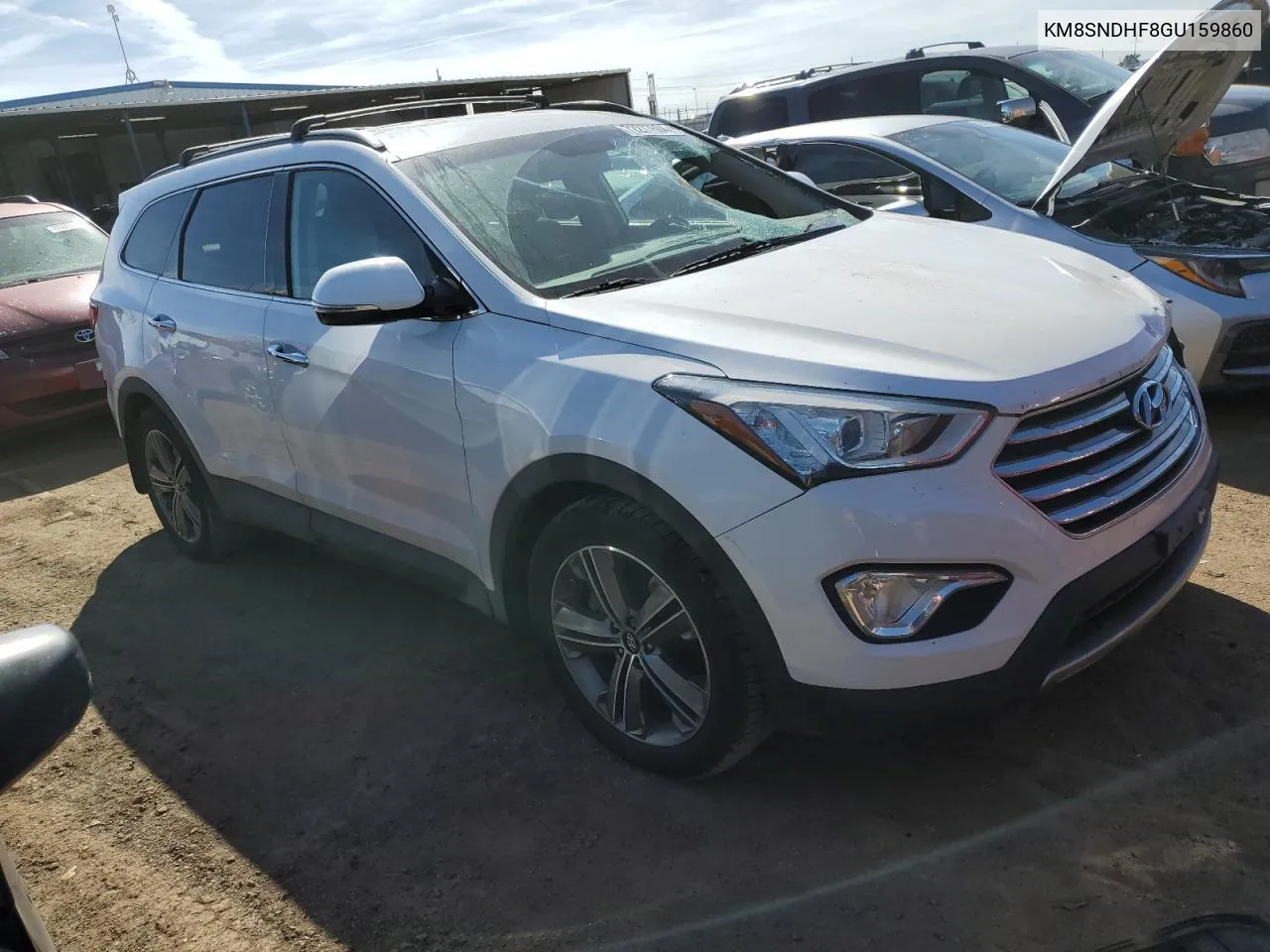 2016 Hyundai Santa Fe Se VIN: KM8SNDHF8GU159860 Lot: 72277604