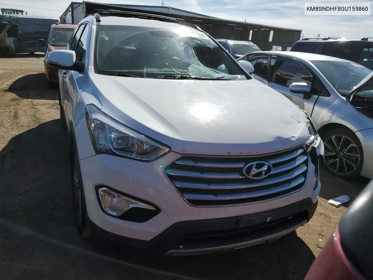 2016 Hyundai Santa Fe Se VIN: KM8SNDHF8GU159860 Lot: 72277604