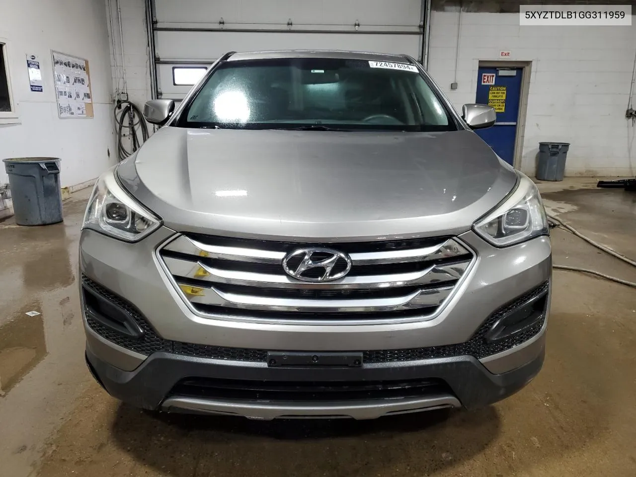 2016 Hyundai Santa Fe Sport VIN: 5XYZTDLB1GG311959 Lot: 72457894