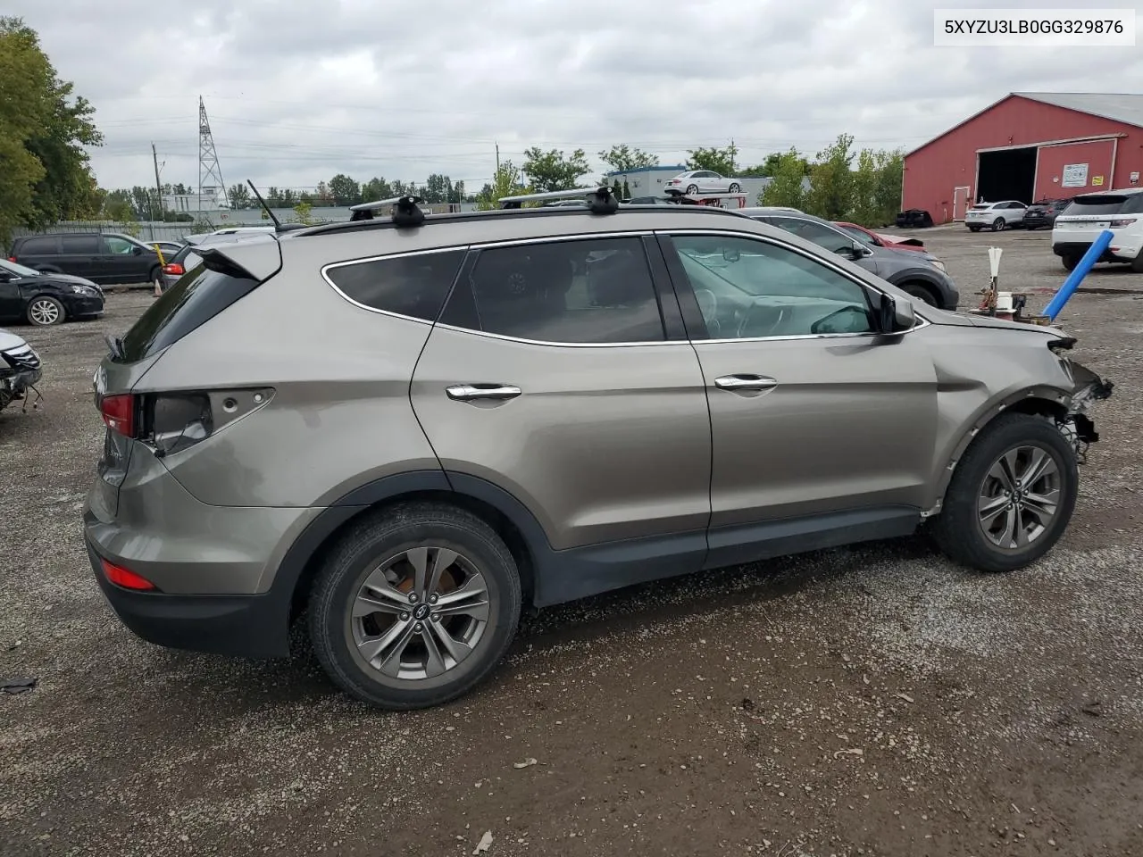 2016 Hyundai Santa Fe Sport VIN: 5XYZU3LB0GG329876 Lot: 72514884