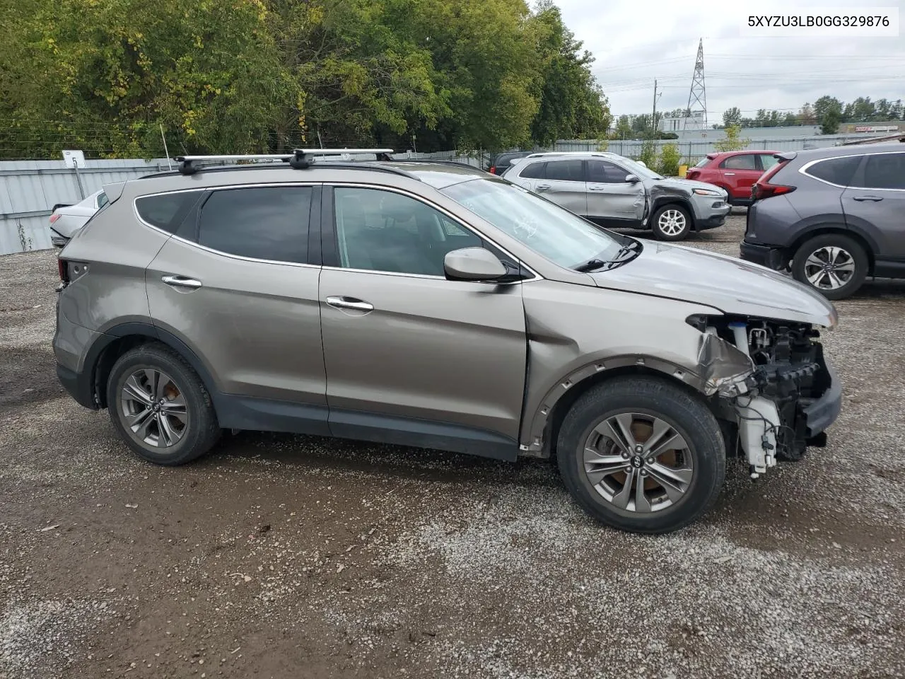 2016 Hyundai Santa Fe Sport VIN: 5XYZU3LB0GG329876 Lot: 72514884