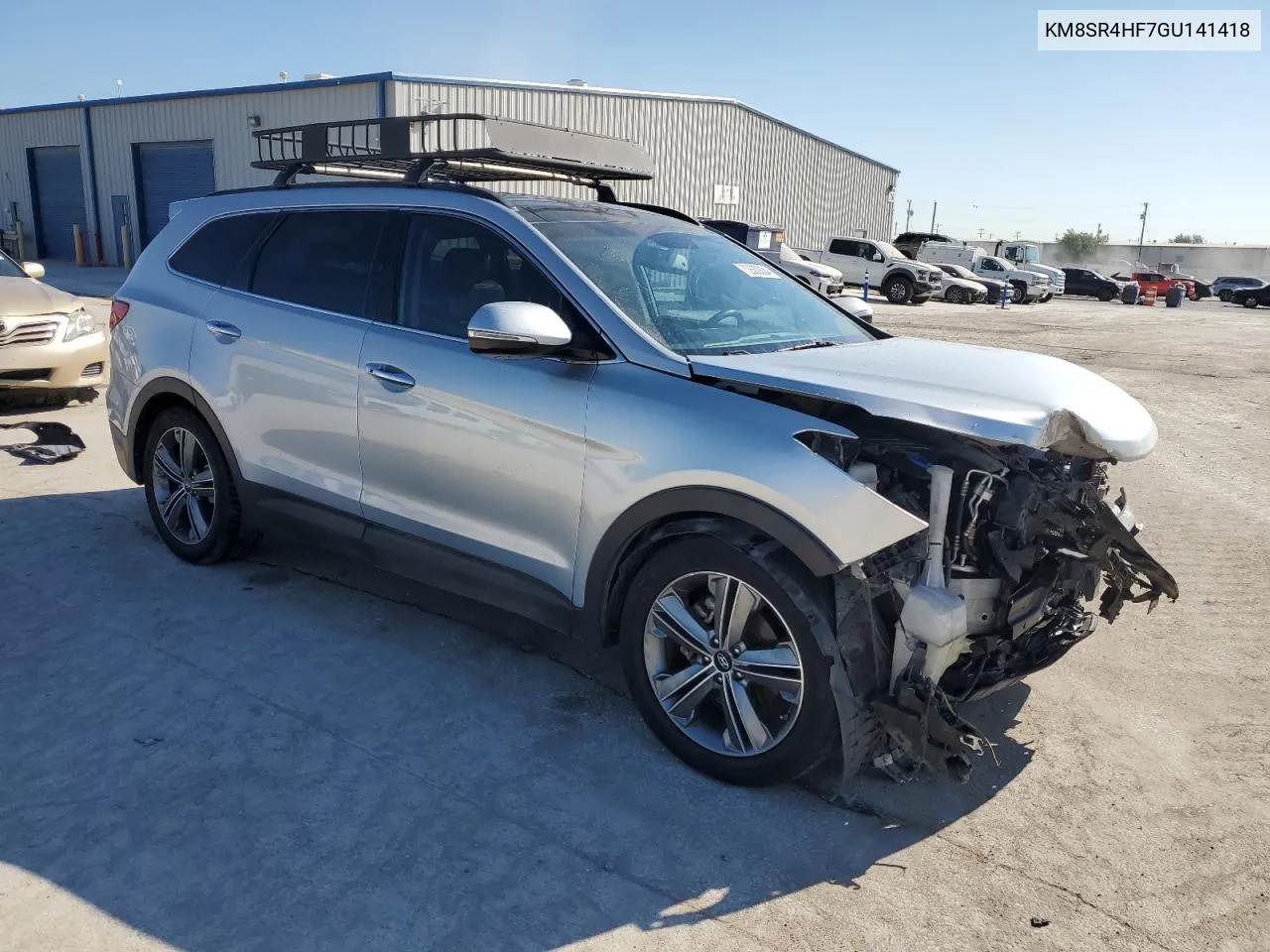 KM8SR4HF7GU141418 2016 Hyundai Santa Fe Se Ultimate