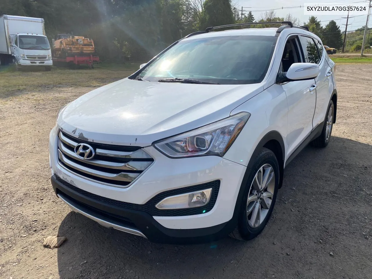 2016 Hyundai Santa Fe Sport VIN: 5XYZUDLA7GG357624 Lot: 72616734