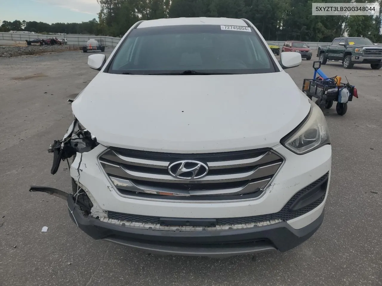 2016 Hyundai Santa Fe Sport VIN: 5XYZT3LB2GG348044 Lot: 72745804