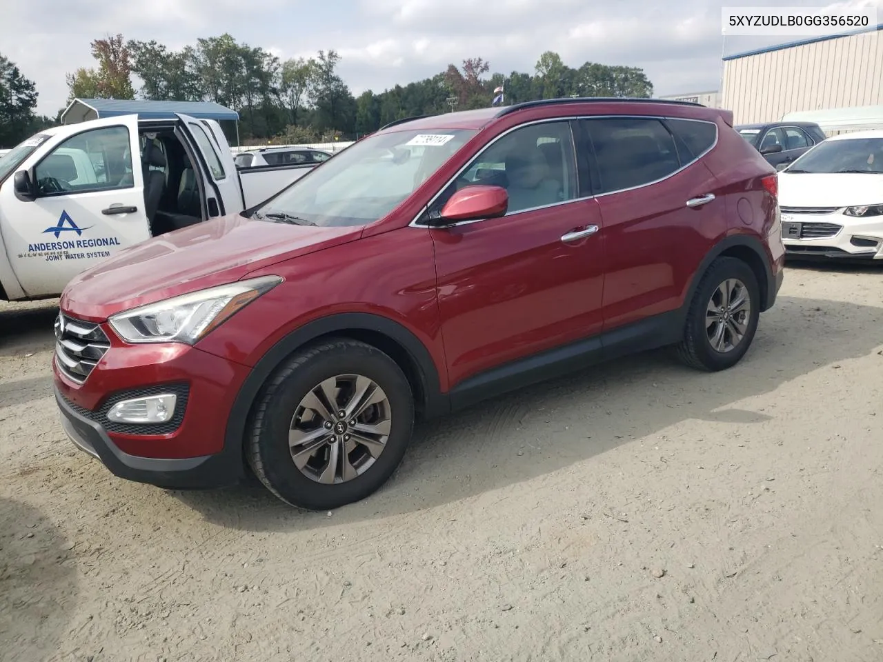 5XYZUDLB0GG356520 2016 Hyundai Santa Fe Sport