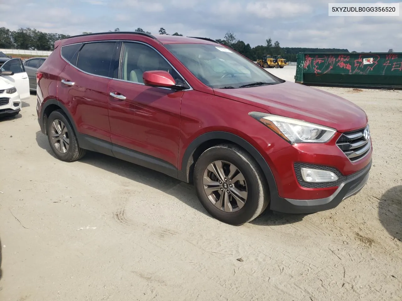 2016 Hyundai Santa Fe Sport VIN: 5XYZUDLB0GG356520 Lot: 72799114