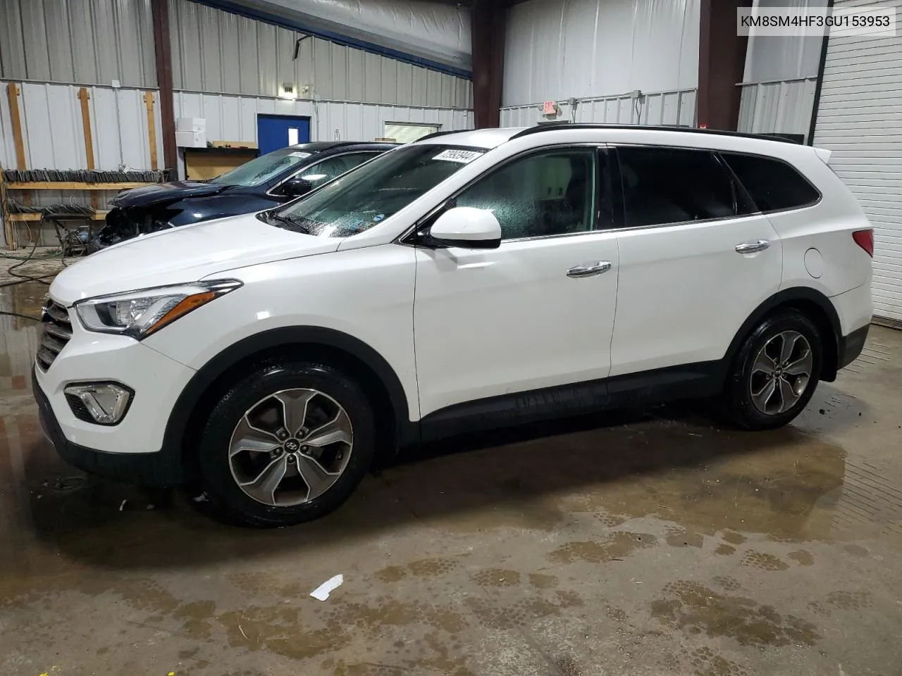 KM8SM4HF3GU153953 2016 Hyundai Santa Fe Se