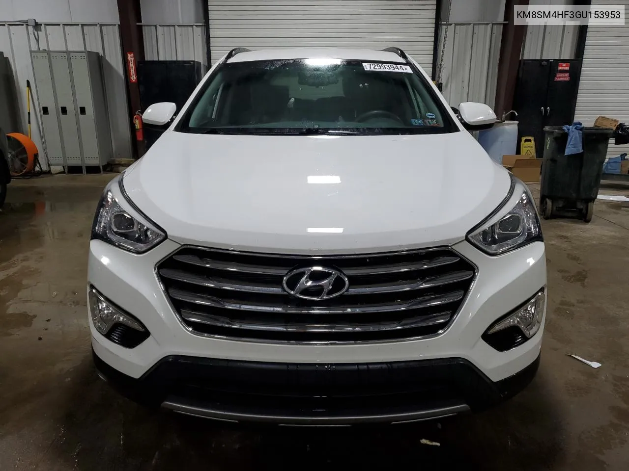 KM8SM4HF3GU153953 2016 Hyundai Santa Fe Se