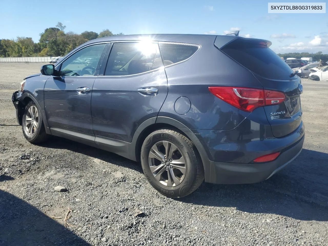 2016 Hyundai Santa Fe Sport VIN: 5XYZTDLB8GG319833 Lot: 73103934