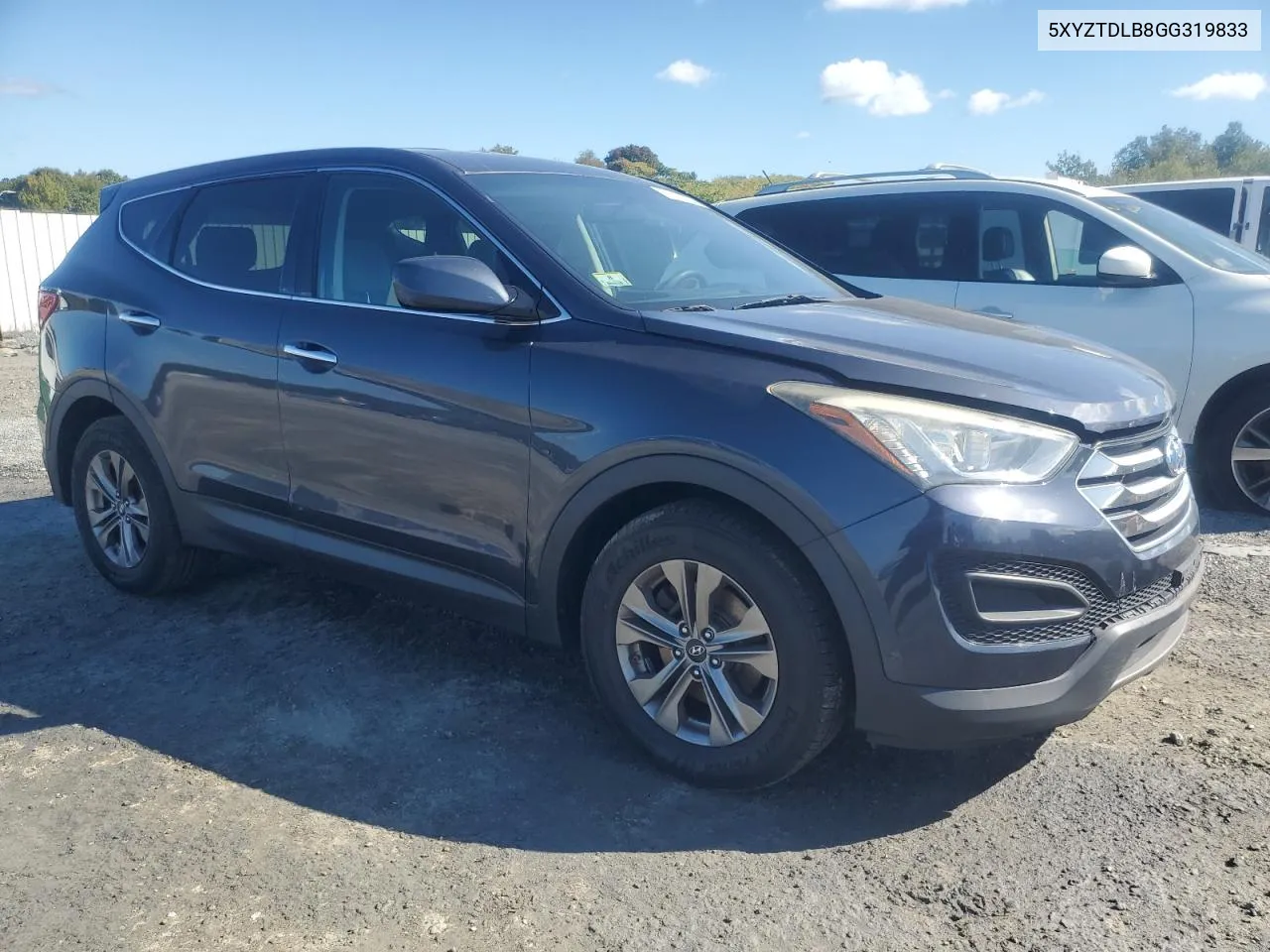 2016 Hyundai Santa Fe Sport VIN: 5XYZTDLB8GG319833 Lot: 73103934