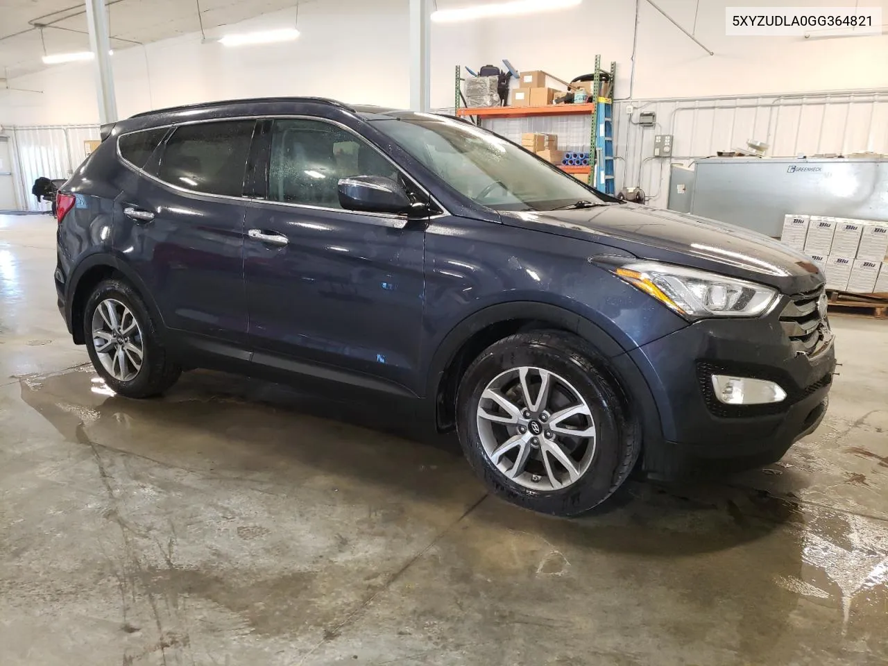 5XYZUDLA0GG364821 2016 Hyundai Santa Fe Sport