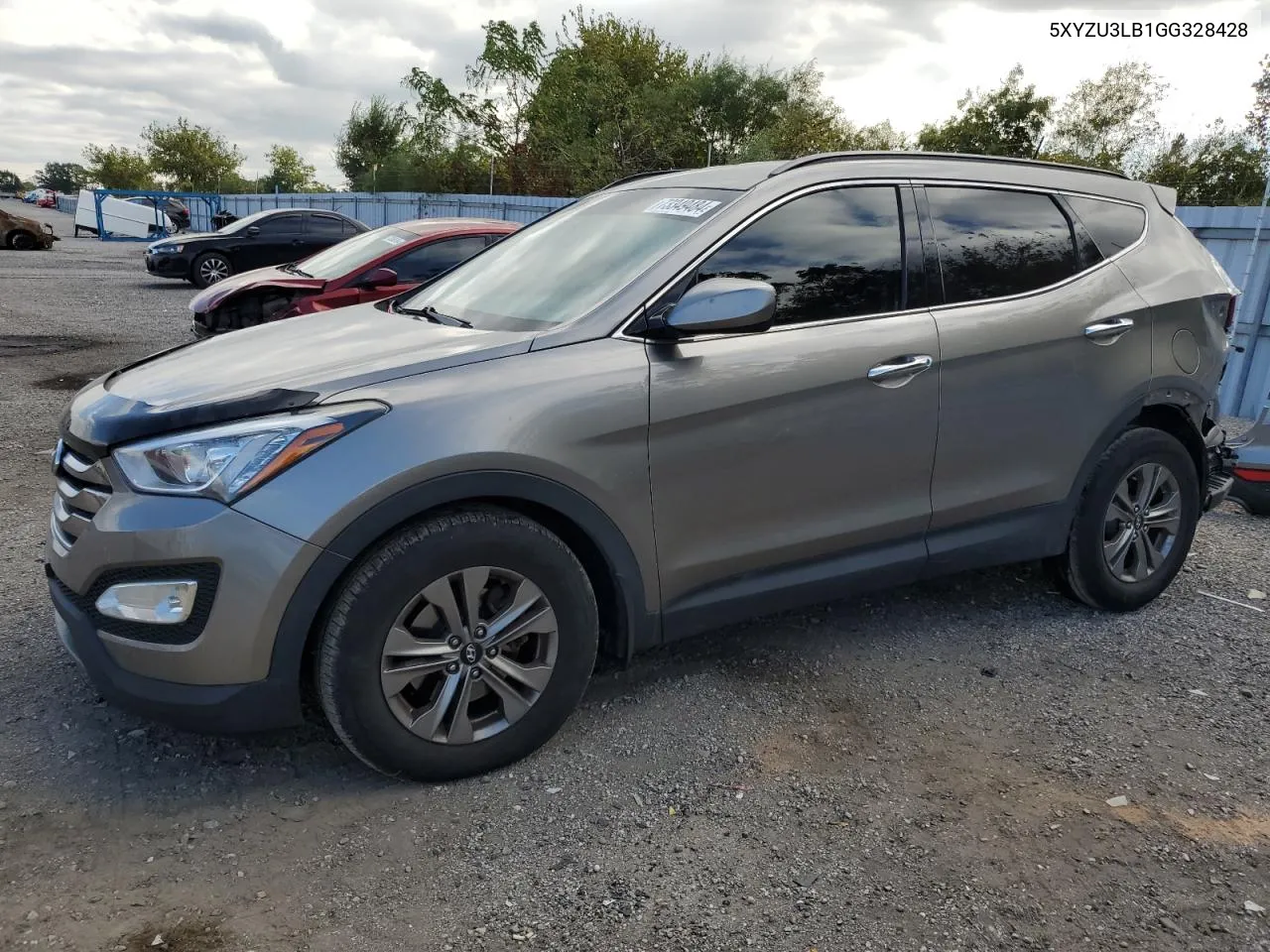 2016 Hyundai Santa Fe Sport VIN: 5XYZU3LB1GG328428 Lot: 73349484