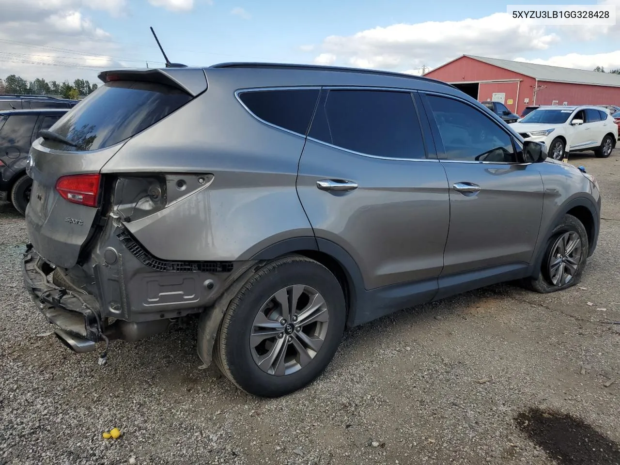 2016 Hyundai Santa Fe Sport VIN: 5XYZU3LB1GG328428 Lot: 73349484