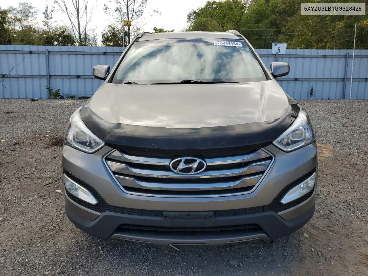 2016 Hyundai Santa Fe Sport VIN: 5XYZU3LB1GG328428 Lot: 73349484