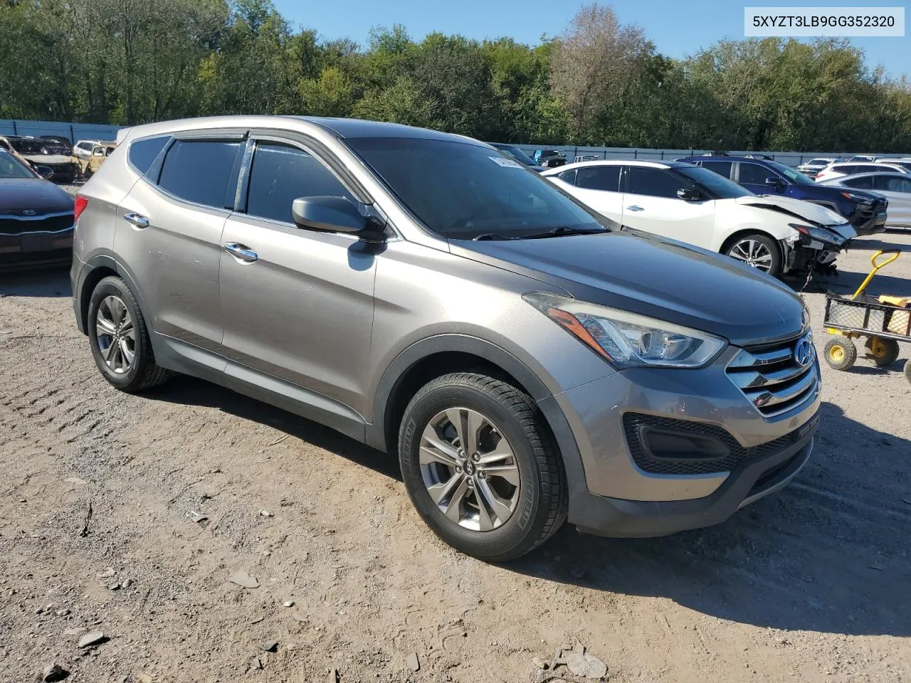 2016 Hyundai Santa Fe Sport VIN: 5XYZT3LB9GG352320 Lot: 73410854