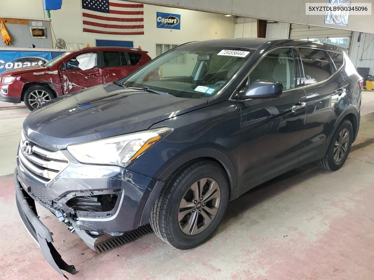 2016 Hyundai Santa Fe Sport VIN: 5XYZTDLB9GG345096 Lot: 73455644