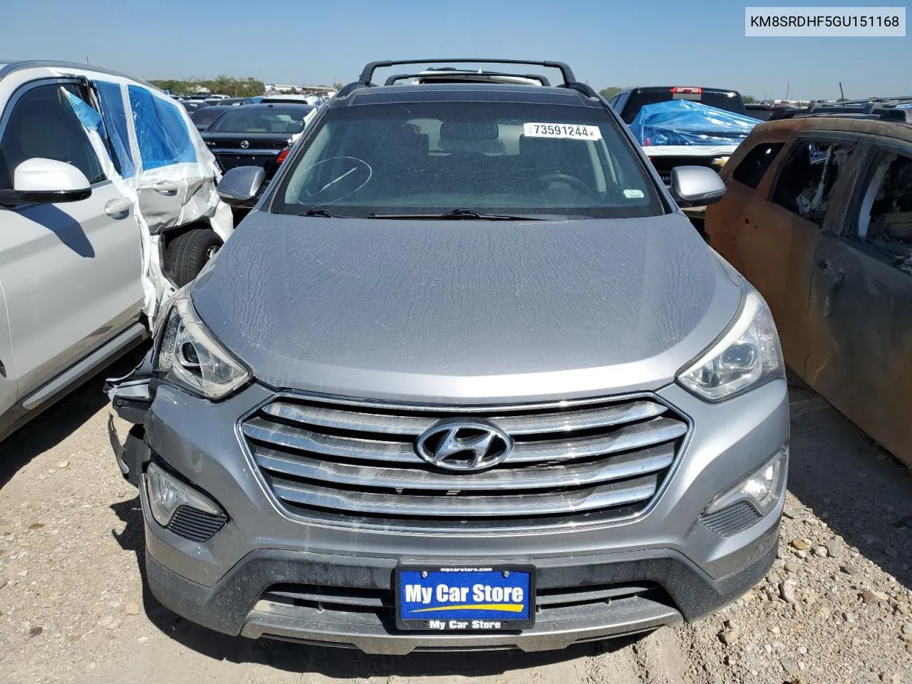 2016 Hyundai Santa Fe Se Ultimate VIN: KM8SRDHF5GU151168 Lot: 73591244