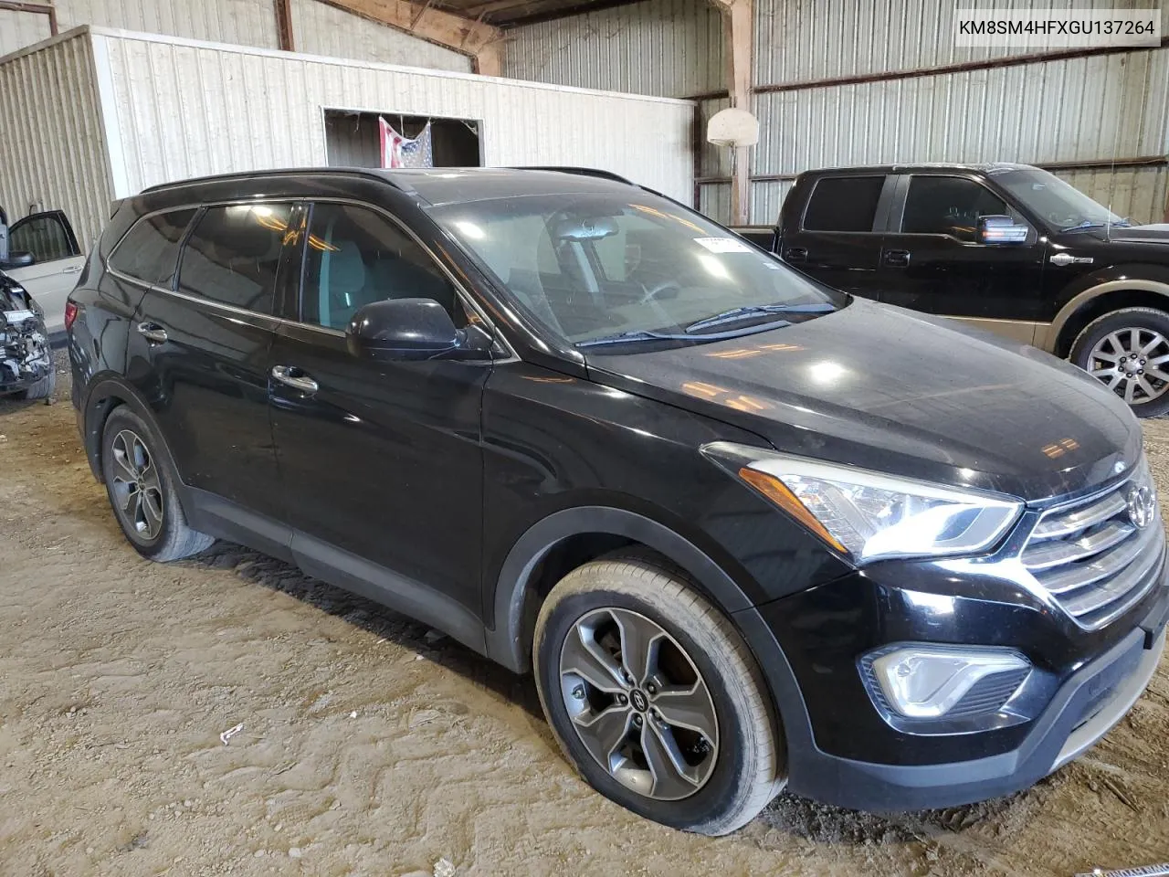 2016 Hyundai Santa Fe Se VIN: KM8SM4HFXGU137264 Lot: 73677714