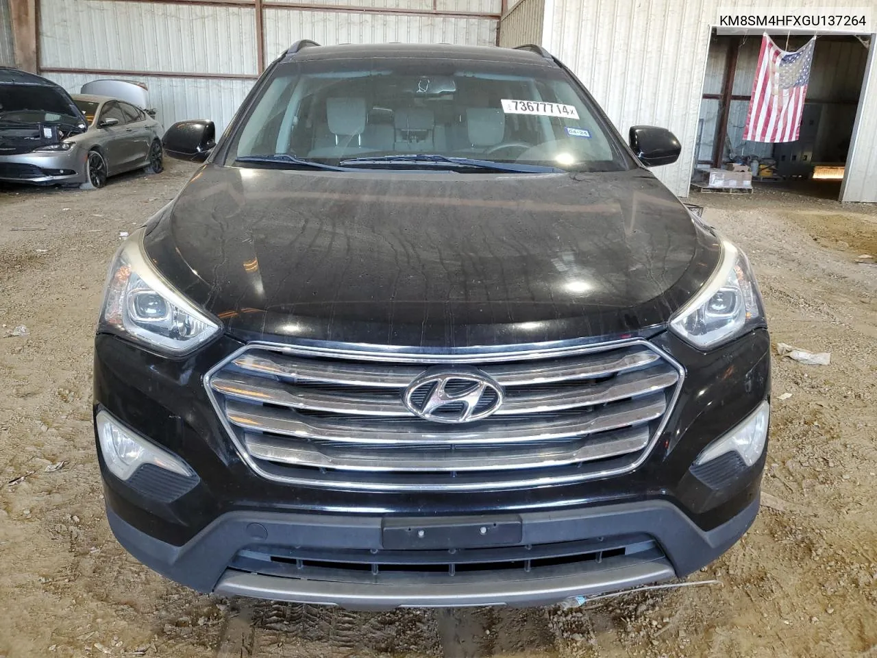 KM8SM4HFXGU137264 2016 Hyundai Santa Fe Se