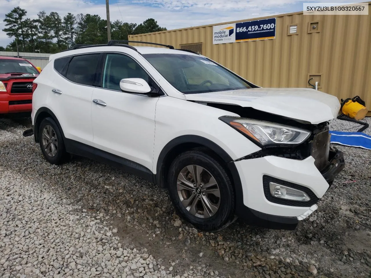 5XYZU3LB1GG320667 2016 Hyundai Santa Fe Sport