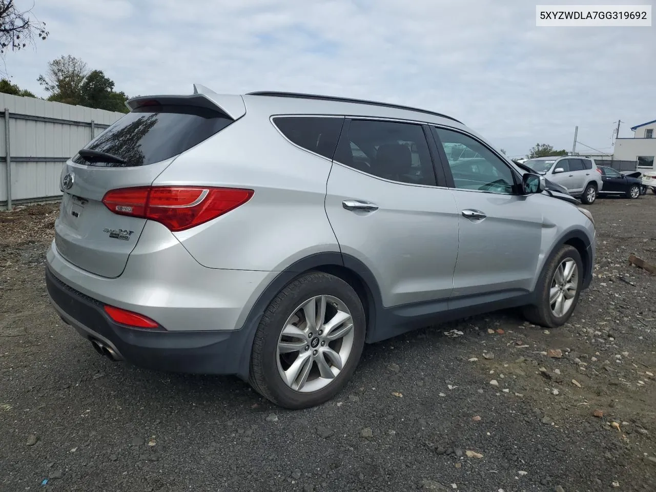 2016 Hyundai Santa Fe Sport VIN: 5XYZWDLA7GG319692 Lot: 73782344