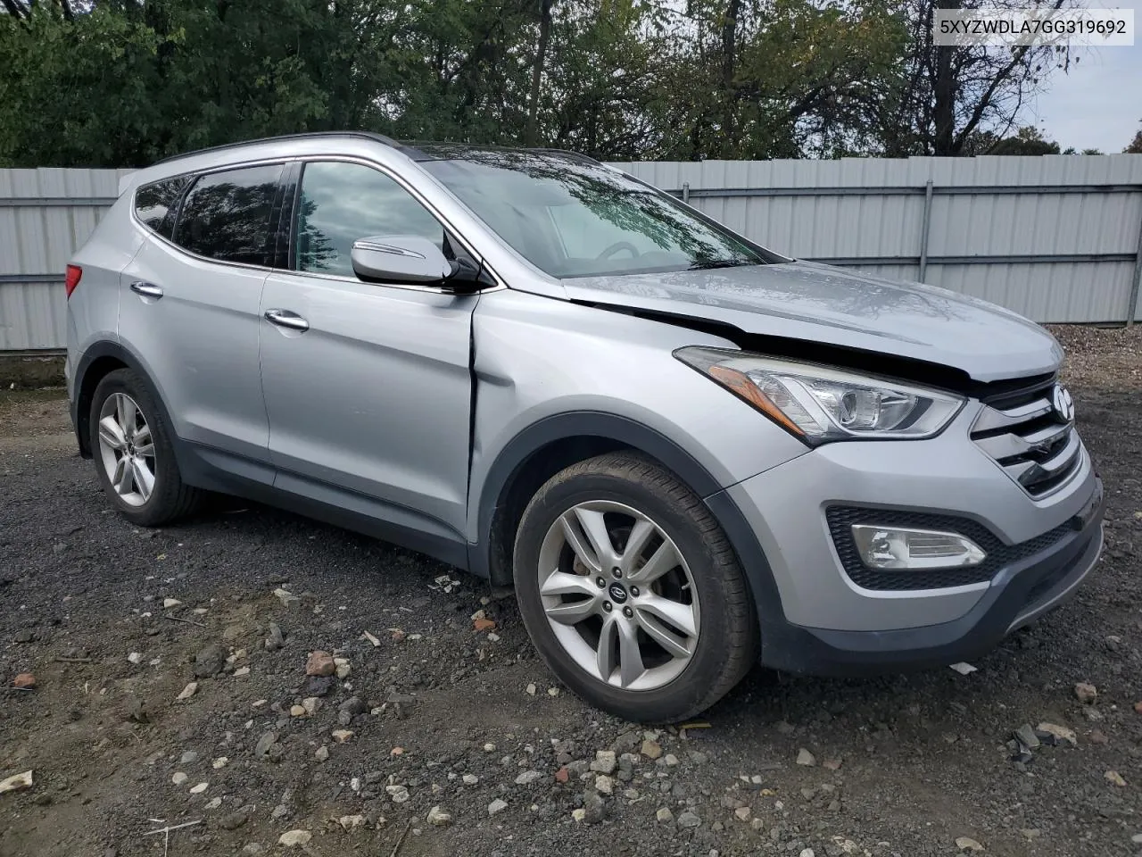 2016 Hyundai Santa Fe Sport VIN: 5XYZWDLA7GG319692 Lot: 73782344