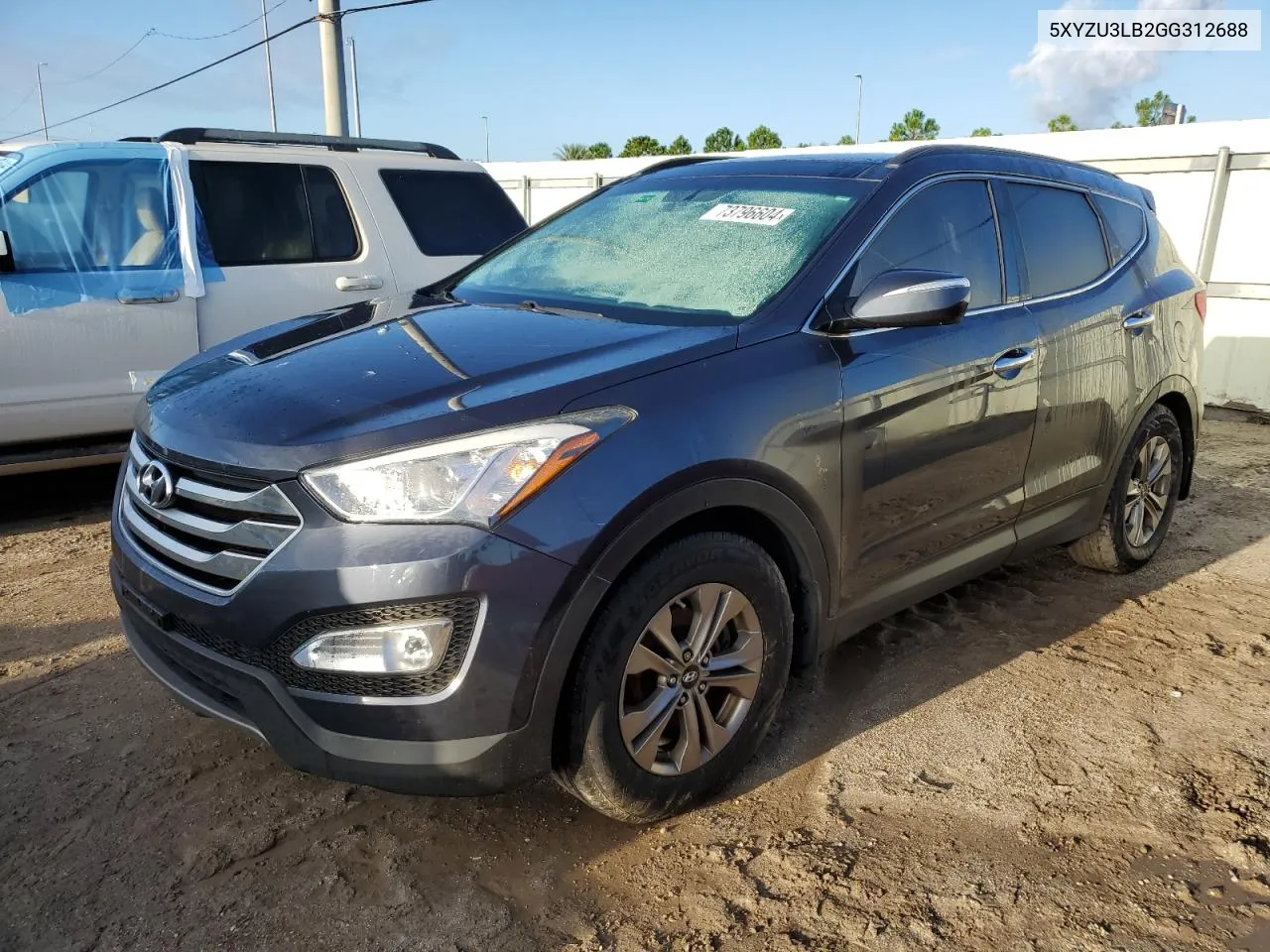 5XYZU3LB2GG312688 2016 Hyundai Santa Fe Sport