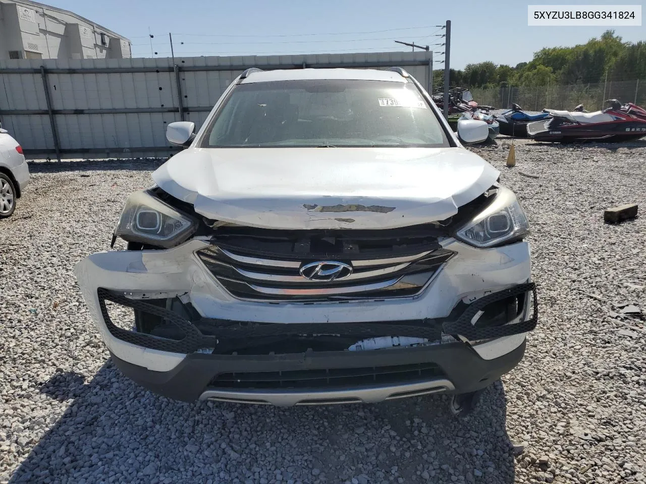 5XYZU3LB8GG341824 2016 Hyundai Santa Fe Sport