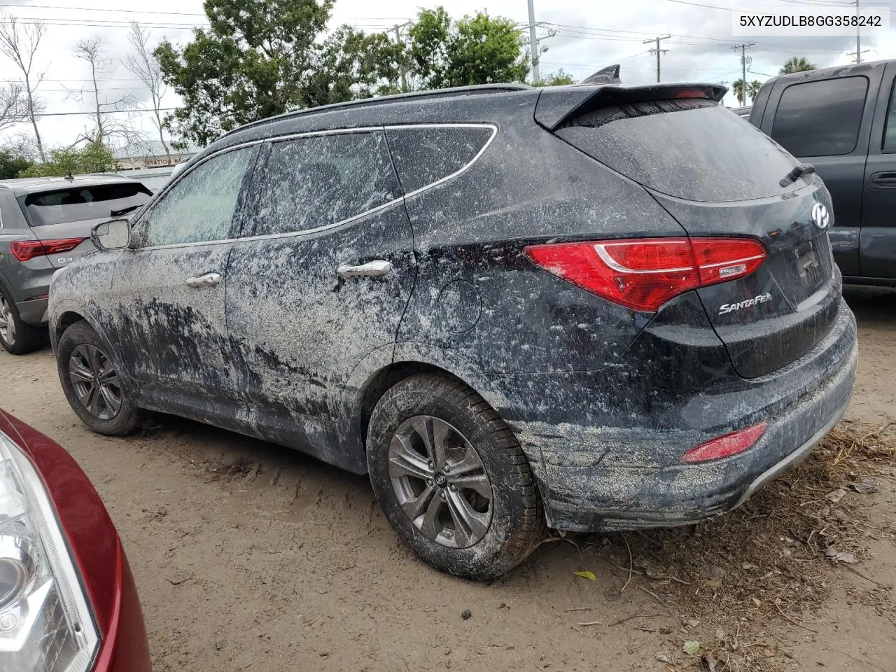 2016 Hyundai Santa Fe Sport VIN: 5XYZUDLB8GG358242 Lot: 73969044