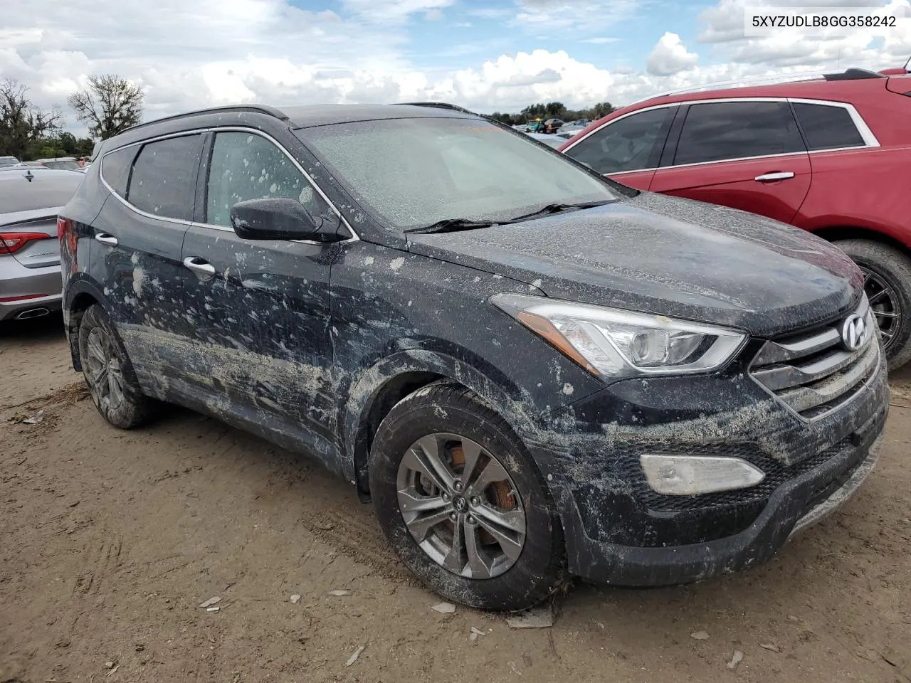 5XYZUDLB8GG358242 2016 Hyundai Santa Fe Sport