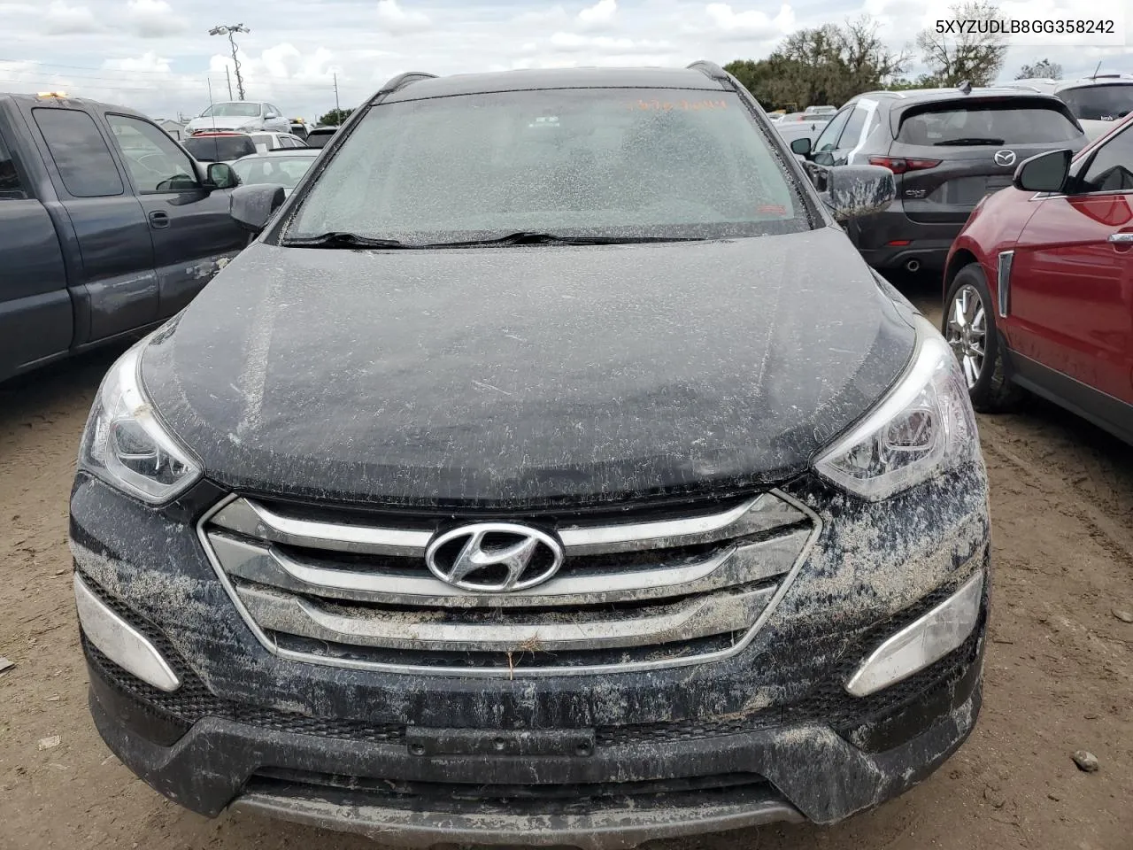 2016 Hyundai Santa Fe Sport VIN: 5XYZUDLB8GG358242 Lot: 73969044