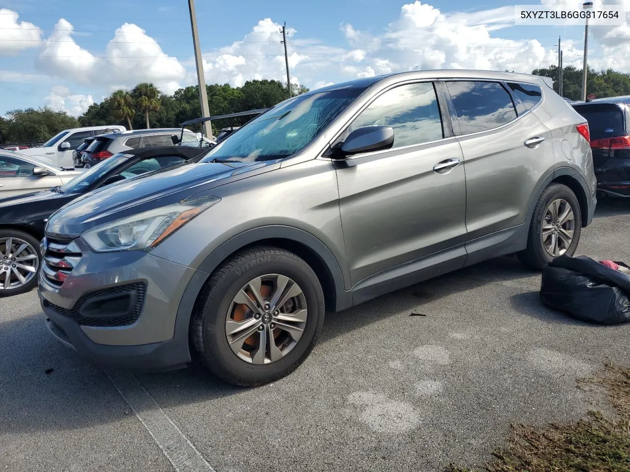 2016 Hyundai Santa Fe Sport VIN: 5XYZT3LB6GG317654 Lot: 73988404