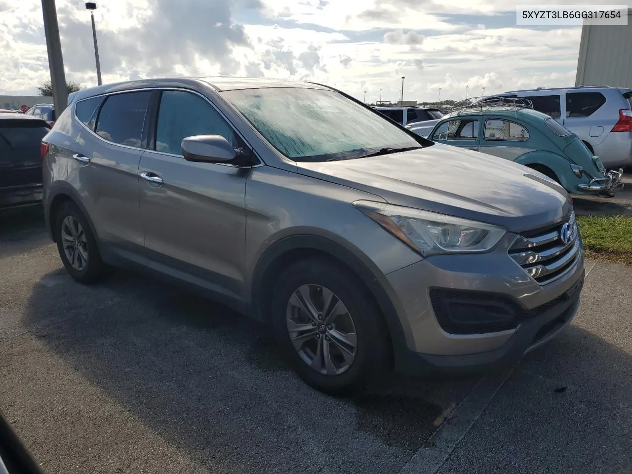 2016 Hyundai Santa Fe Sport VIN: 5XYZT3LB6GG317654 Lot: 73988404