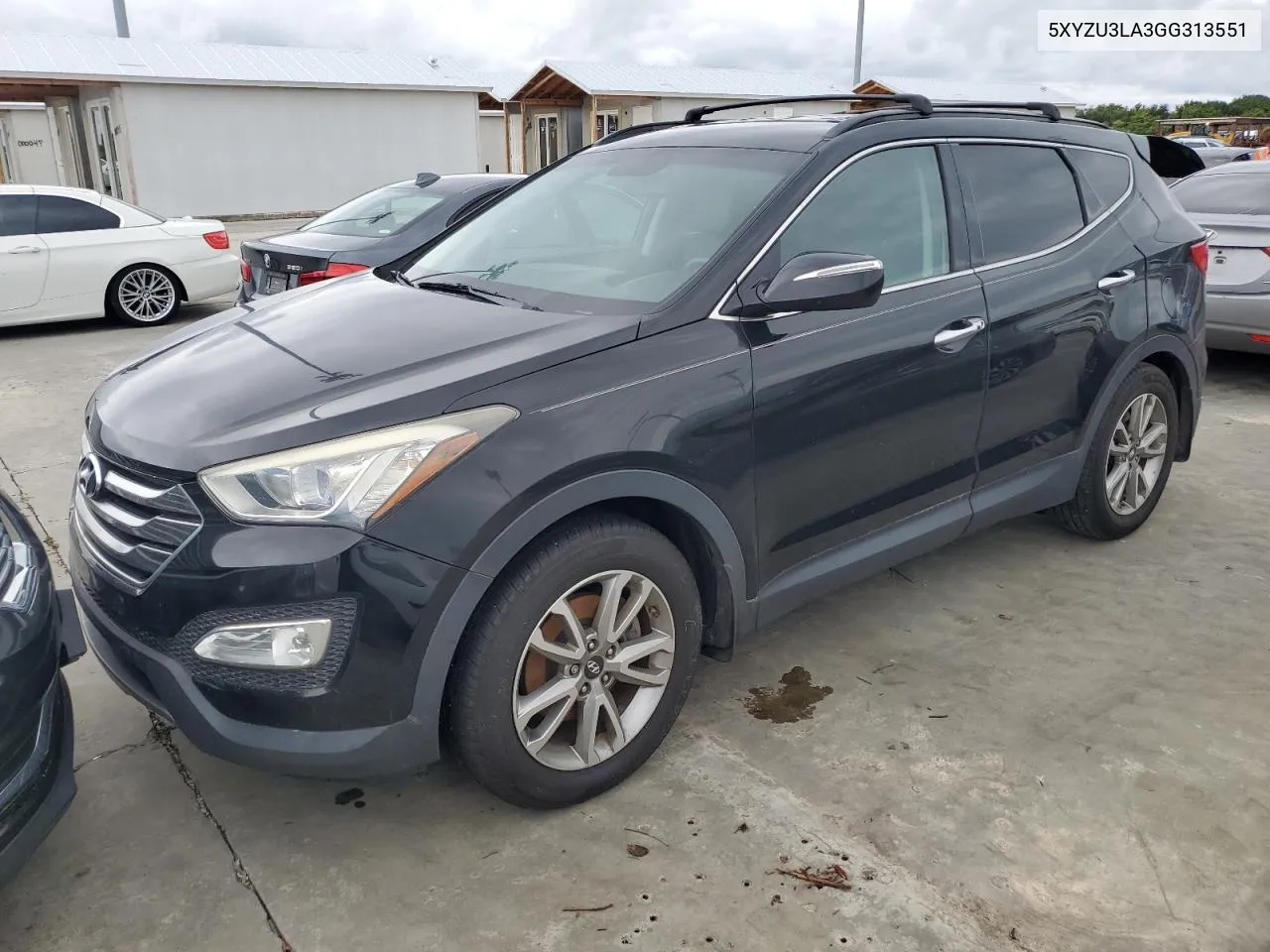 2016 Hyundai Santa Fe Sport VIN: 5XYZU3LA3GG313551 Lot: 74524244