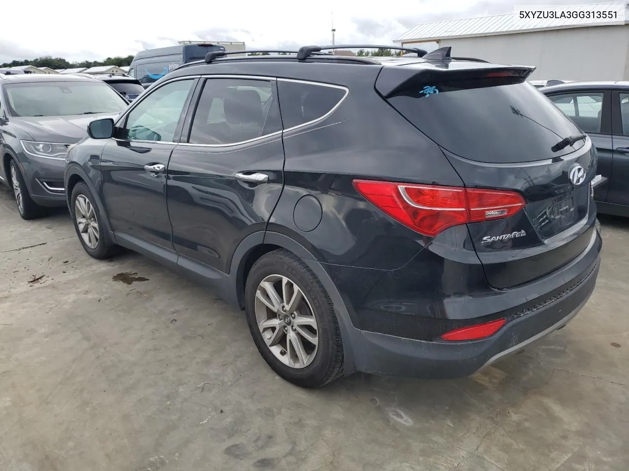 2016 Hyundai Santa Fe Sport VIN: 5XYZU3LA3GG313551 Lot: 74524244