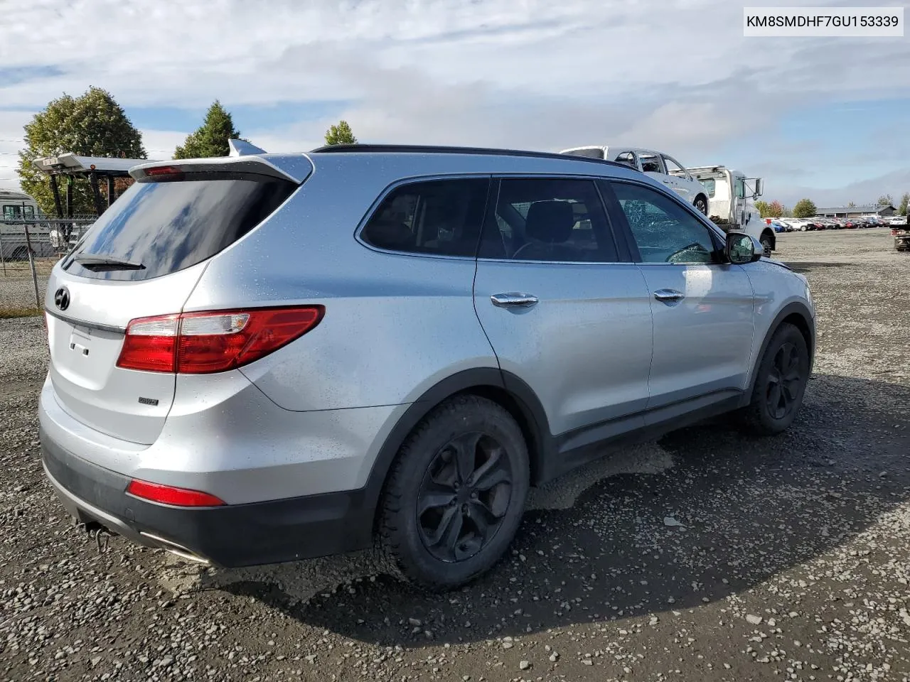 2016 Hyundai Santa Fe Se VIN: KM8SMDHF7GU153339 Lot: 74538304