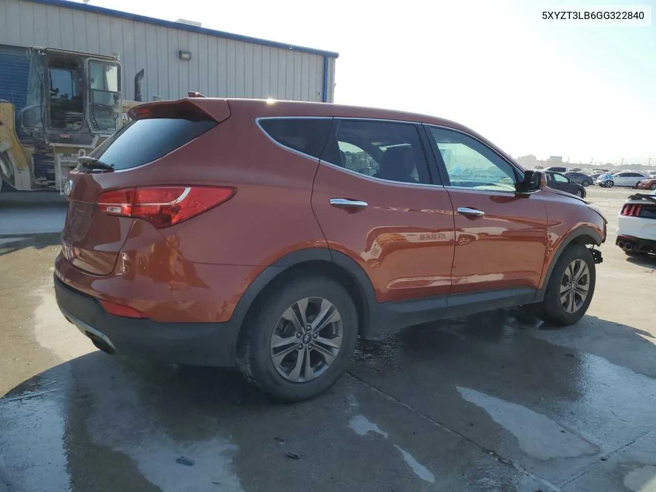 2016 Hyundai Santa Fe Sport VIN: 5XYZT3LB6GG322840 Lot: 74630454