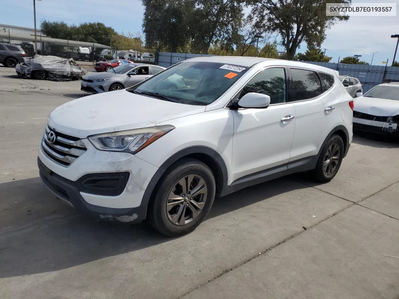 2016 Hyundai Santa Fe Sport VIN: 5XYZTDLB7EG193557 Lot: 74727254